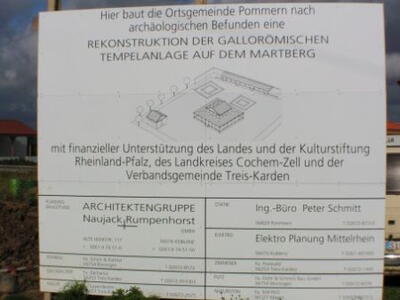 Rekonstruktion der Tempelanlage auf dem Martberg Rekonstruktion der Tempelanlage auf dem Martberg